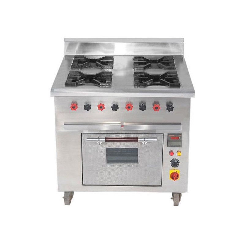 Four Burner Range with Oven